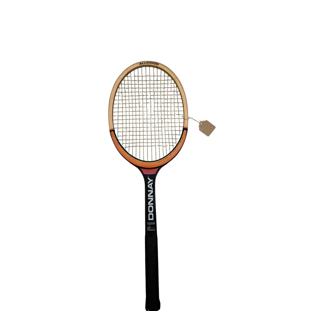 Vintage Donnay Allwood Tennis Racket Wood Composite Maple Beech Ash Fiber 4 3/8